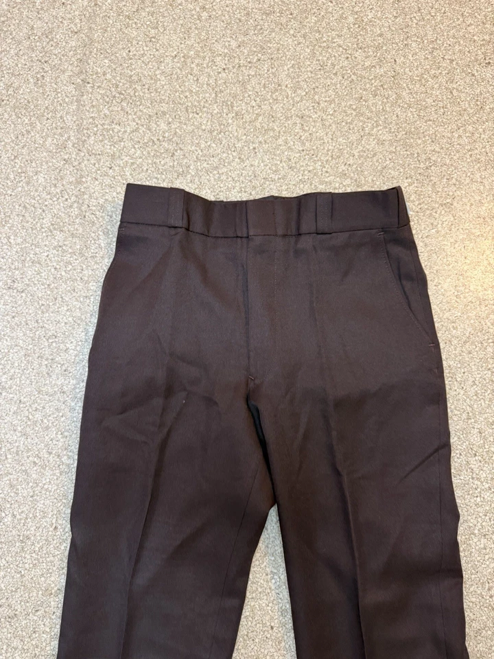 NWT VTG Talon Zip Horace Small Men's Uniform Trousers Pant Brown Sz 32 Reg - Image 2 of 4
