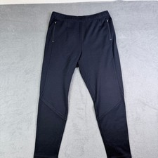 Eileen Fisher Womens Navy Tencel Lyocell Blend Zipper Pocket Jogger Pants Size M