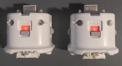 Nintendo Wii Motion Plus Adapter Extension Block White Lot of 2 Tested Working