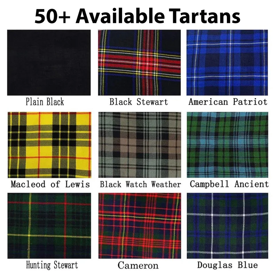 Pantaloni Tartan Personalizzati Uomo - Pantaloni a Quadri Highland Scozzesi in 50+ Clan Tartan - Immagine 2 di 4