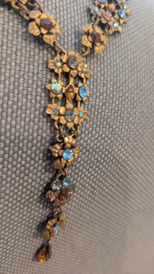 Conjunto de joyas Michal Negrin, collar, pendientes pulsera con caja Foto 4 de 4