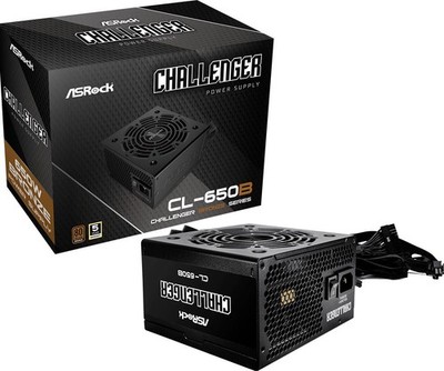 Asrock Challenger CL-650B power supply unit 650 W 20+4 pin ATX ATX Black