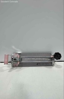 The Zutter Kutter Pink Silver Heavy Duty Portable Craft Rottary Paper Cutter