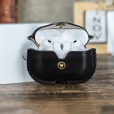 For Apple AirPods Pro 3 2025 Case Genuine Leather Full Body Protective Cover