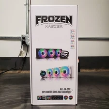 Thermalright Frozen Master All-In-One CPU 240 LED Water Cooling Radiator - BLACK