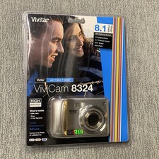Vivitar Digital Camera Vivicam 8324 8.1MP Silver 3X Optimal Zoom Hi Definition