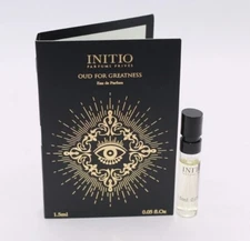 Initio Parfums Oud For Greatness Eau de Parfum Sample Spray 1.5ml / 0.05 fl. oz.