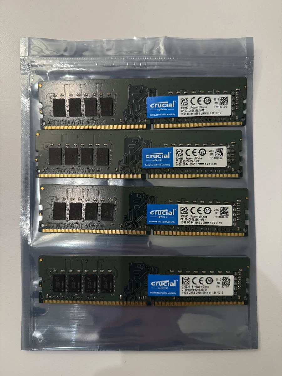 Crucial DDR4 SDRAM 64 GB Total Capacity Memory (RAM) for sale | eBay