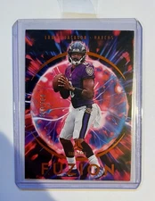 2023 Panini Luminance Fuzion Lamar Jackson #5 Orange /100 BAL Ravens SSP MVP QB1