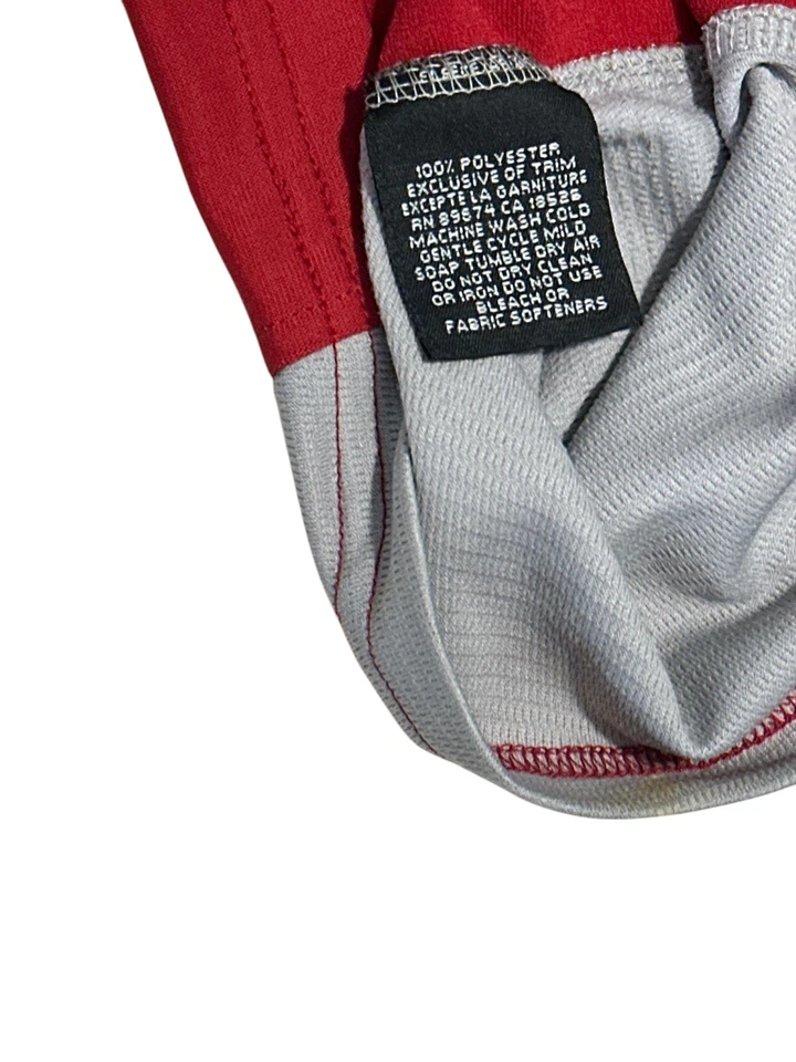 Jersey Mountain Hardwear Ciclismo 1/2 Cremallera Para Mujer Rojo/Gris Talla L Hecho en EE. UU. Foto 4 de 4