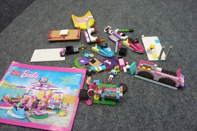 Mega Bloks Barbie Build 'n Play Fab Marina Jet Ski Ken Blocks 80252