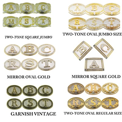 Initial Belt Buckles A B C D E F G H I J K L M N O P Q R S T U V W X Y Z WESTERN