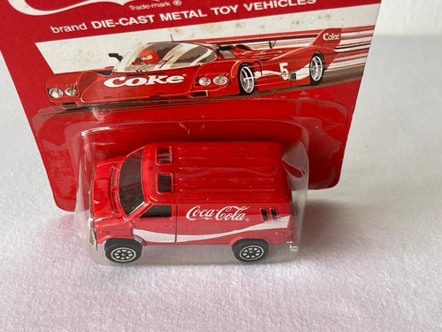 1988 Coca Cola Die-Cast Metall Spielzeug Fahrzeuge - Coca Cola rot Lieferwagen - Bild 4 von 5