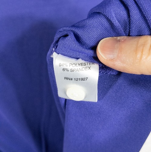 Polo Johnnie-O homme XXL violet mashie manches courtes golf performance - Photo 6/9