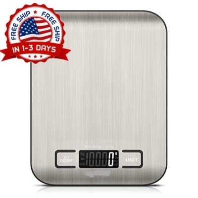 Balanza Digital Cocina Para Gramos Bascula Gramera de Comida Basculas  Digitales