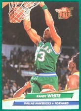 Randy White - 1992-93 Fleer Ultra #47 - Dallas Mavericks Basketball Card