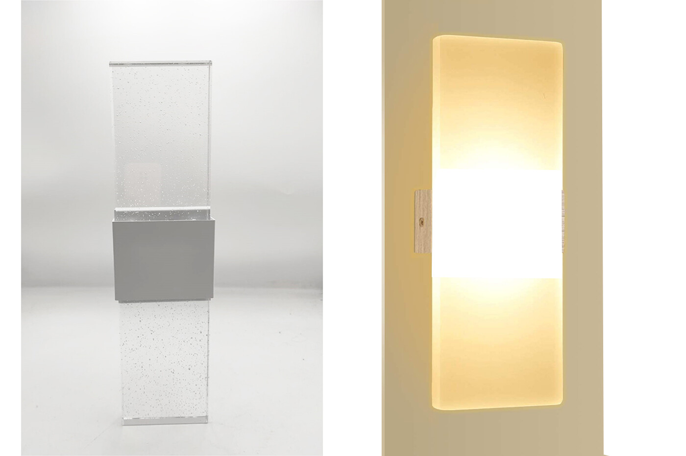 Scheda Tecnica Applique LED BD-025 Vetro Bolle Luce 3000K