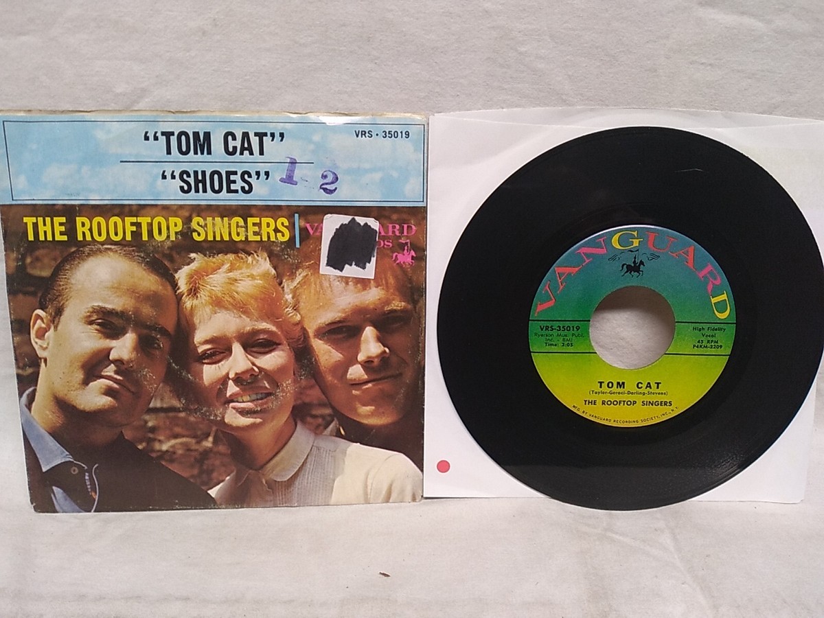 Rooftop Singers Tom Cat / Shoes 45 RPM Vanguard records VRS