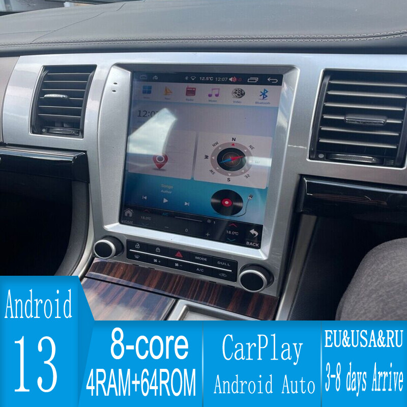 For Jaguar XF 2008-2015 Android 13 Car Radio Tesla screen Stereo