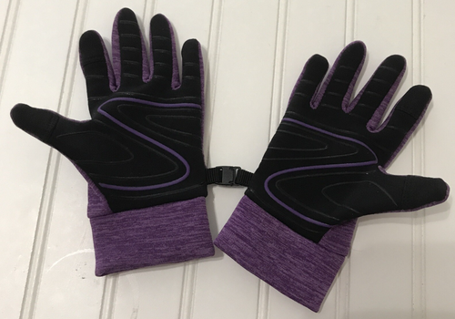 Head Kids Children's Size Large Touchscreen Winter Gloves Fleece Lining Purple - Picture 3 of 9
