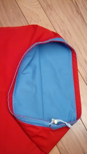 Bum Essentials Large Double Layer Reversible Waterproof Wet Bag Red/Blue - Picture 5 of 10