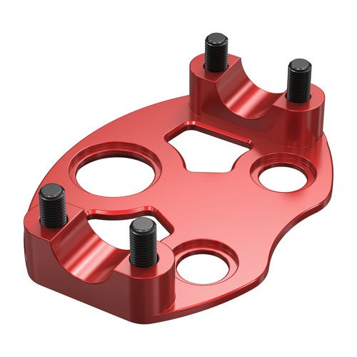 For Honda TRX450ER Key Switch & Indicator Light Mount Upper Handlebar Clamps - Picture 13 of 13
