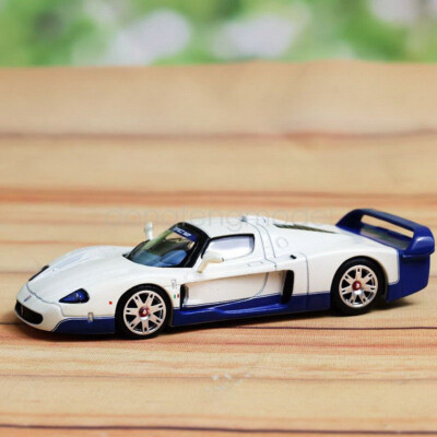 BBR 1/64 Scale Maserati MC12 Stradale White Diecast Car Model Toy