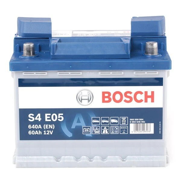 BOSCH BATTERIA AUTO S4 12V 60AH 640A EFB START & STOP +DX  dimens. 242X175X190 - Immagine 2 di 4
