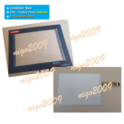 Fit for GE Fanuc QuickPanel View IC754VSI06STD-EF ES0611 Touch ScreenGlass + Film
