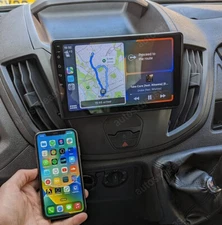 For 2015-2019 Ford Transit 150 250 350 Android Auto Apple CarPlay Car Radio GPS