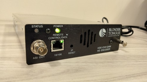 Used Blonder Tongue HDE-CHV-QAM/IP High Definition Digital To Analog Encoder - Picture 2 of 12