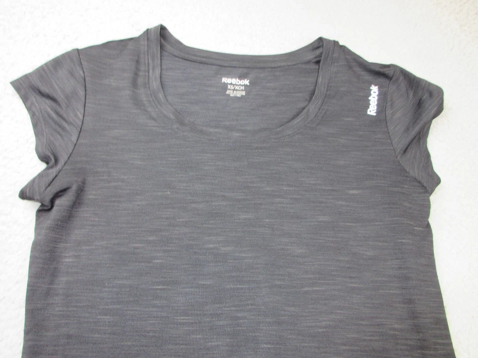 Рубашка Reebok женская взрослая очень маленькая черная спортивная легкая повседневная дамская - Изображение 2 из 4