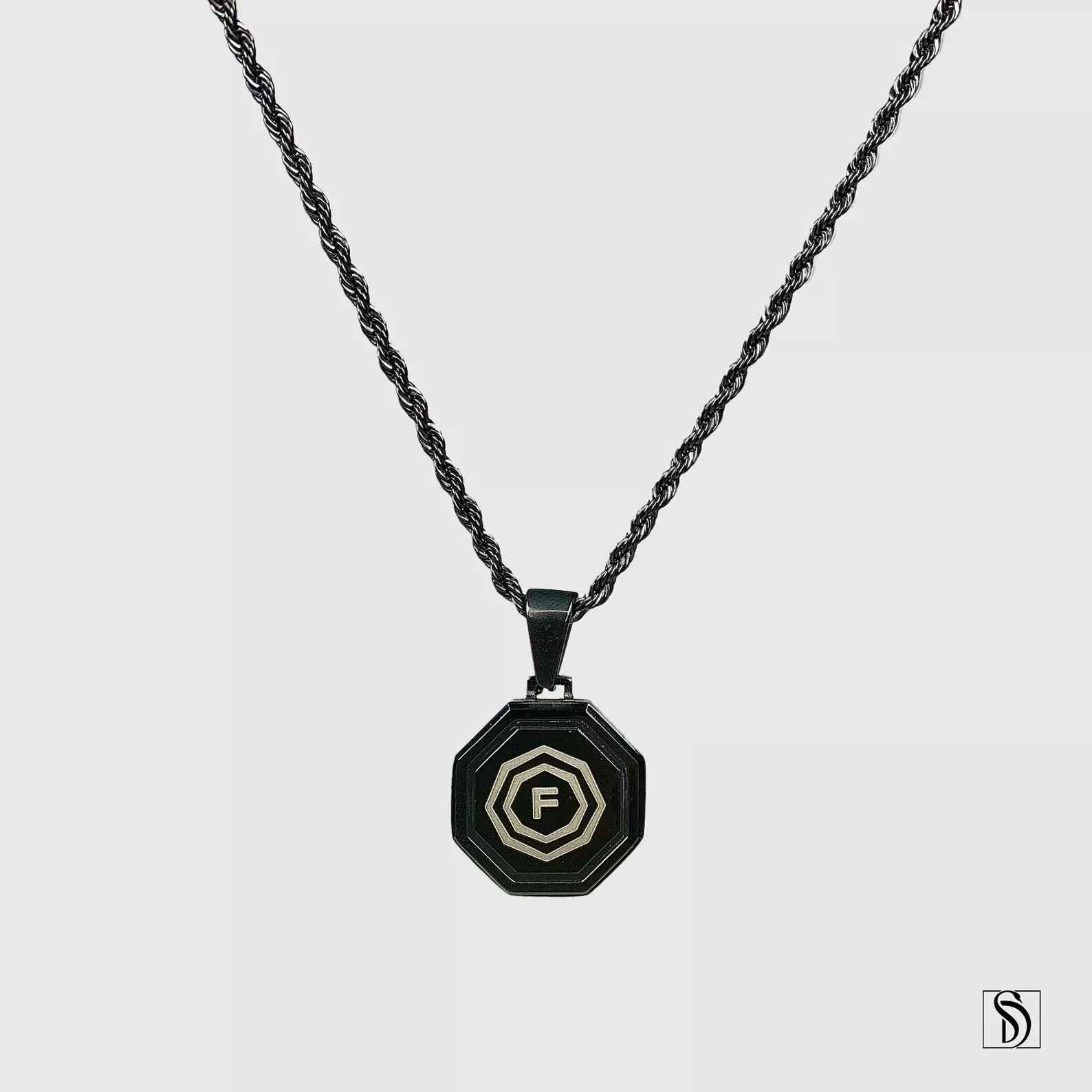 Collier pendentif tablette téléportation Falador unique bijoux runescape cadeau