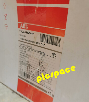 ABB T4V250 TMA250/1250-2500 F F 4P interrupter T4V250 TMA250/1250-2500 F F 4P