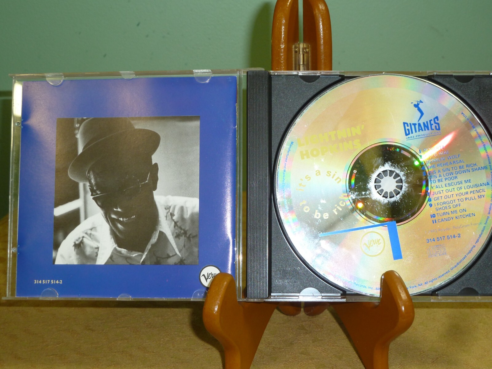 LIGHTNIN' HOPKINS It's A Sin To Be Rich CD 1992 Near Mint 731451751424 eBay
