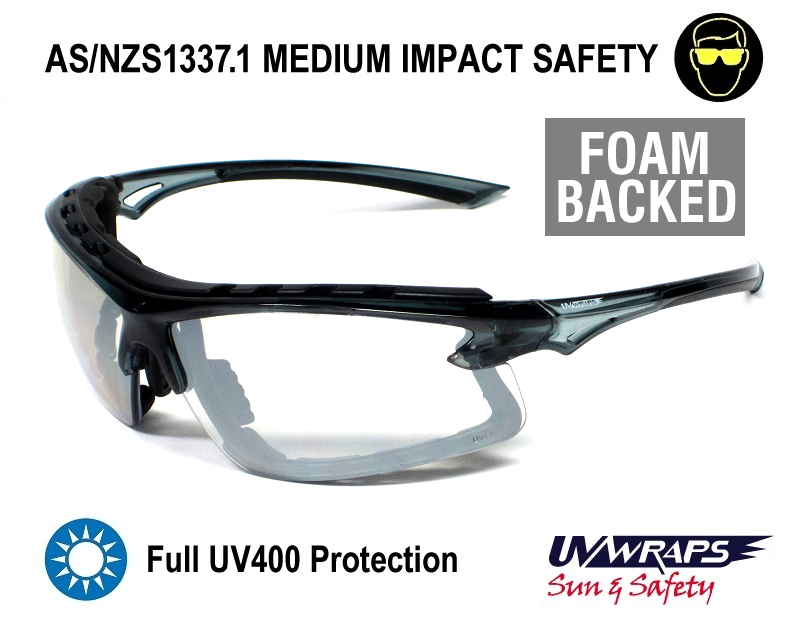 foam back safety glasses