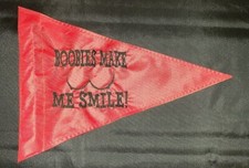 12"x 18" TRIANGLE BOOBIES MAKE ME SMILE ATV UTV JEEP Safety Replacement Whip