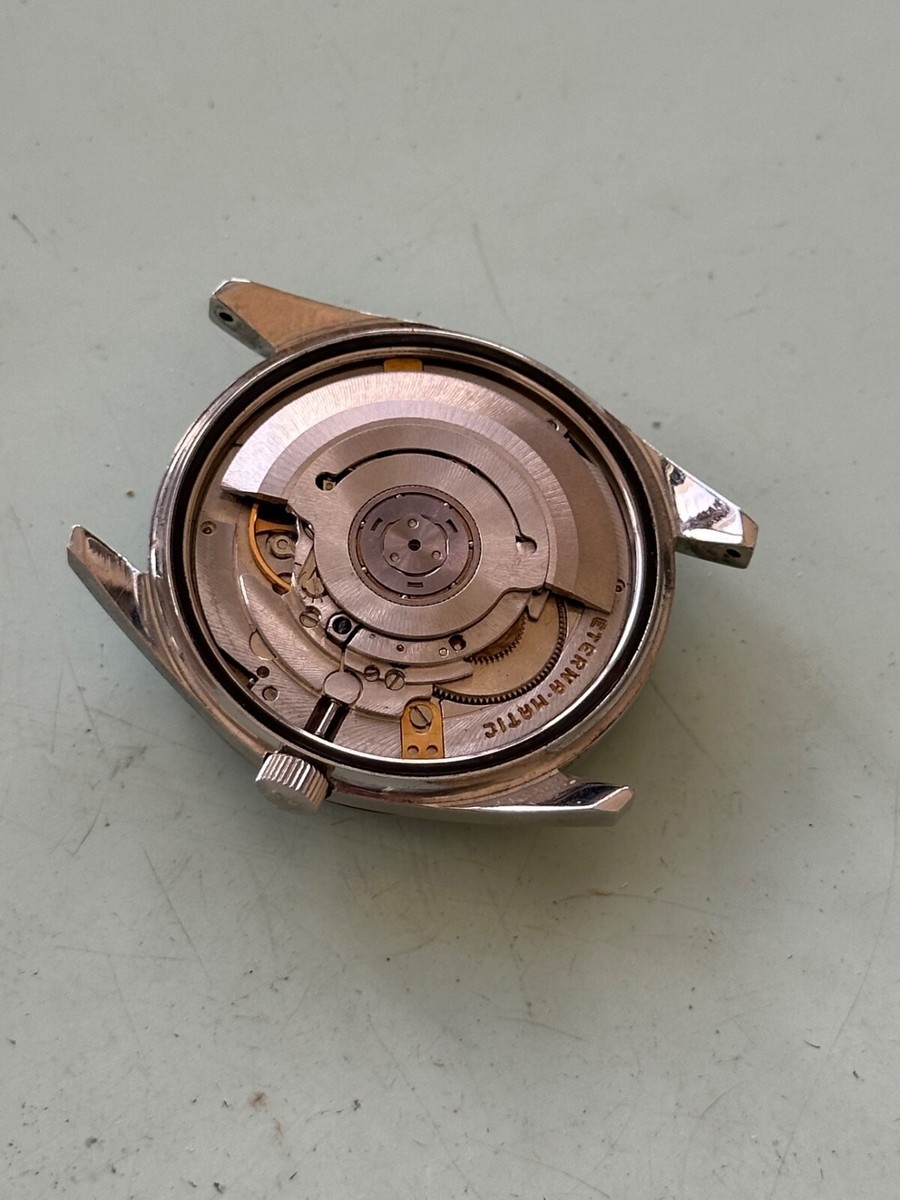 Vintage Eterna Eterna-Matic 3000 Sevenday Cal 1501K Gradient Dial