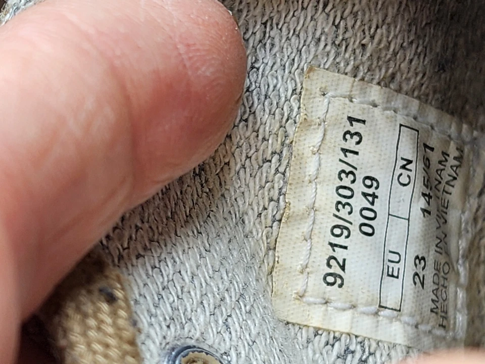 Zara Toddler Boy Beige  Hi Top Shoes Size 23 Europe 6.5 US HOMESICK TO YESTERDAY - Image 4 of 4