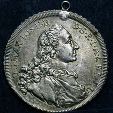 1760 One 1 Thaler Patrona Baviera Alemania - ¡Grandes detalles!  RC120