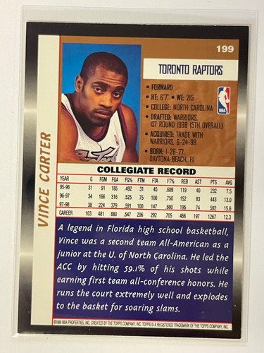 VINCE CARTER Basketball Cards **You Pick** RC, Inserts, Parallels + Revised 6/4 - Picture 8 of 182