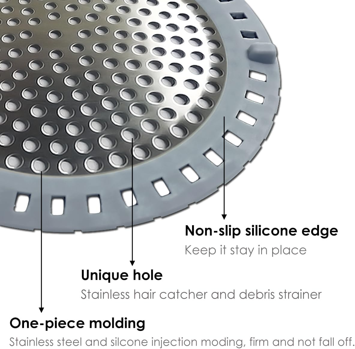 Drain Hair Catcher, Shower Hair Drain Catcher, Shower Drain Cover