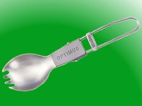 Optimus Titan Falt Spork - Gabel Und LöFfel - Ausklappbarer, Stabiler GöFfel