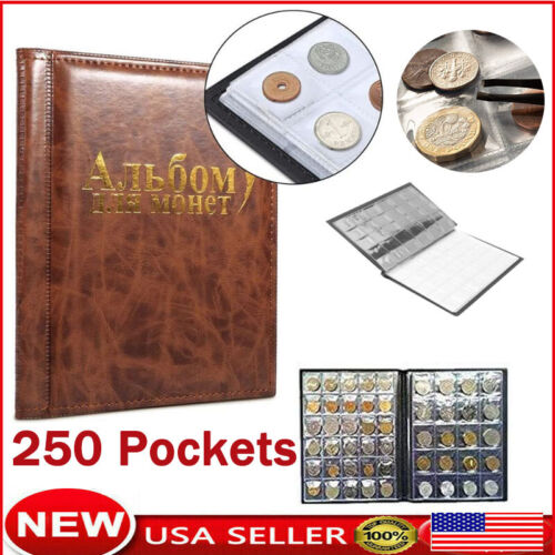 240 Pockets Coin Holder Collection 240 Coin Storage Album Book for Collectors US