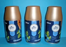 (3) Glade Automatic Spray Can Refills JUNIPER TEAK WOOD FITS AIRWICK