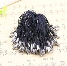 Wholesale 100Pc Cell Phone accessories Crafting Lanyard Strap Lariat New Black