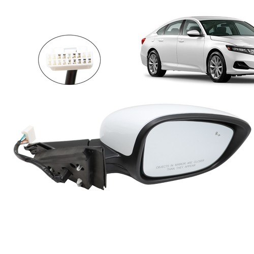 For 2018-2022 HONDA ACCORD EX Passenger Side Mirror w/ Heated BSM Blind Spot RH - Picture 2 of 8