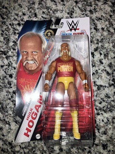 HULK HOGAN WWE Mattel Basic Main Event Series 148 Python Power Shirt NEW WWF NWO