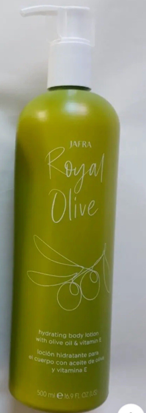 JAFRA ROYAL OLIVE RICH BODY OIL WITH OLIVE OIL & VITAMIN E 16.9 FL. OZ