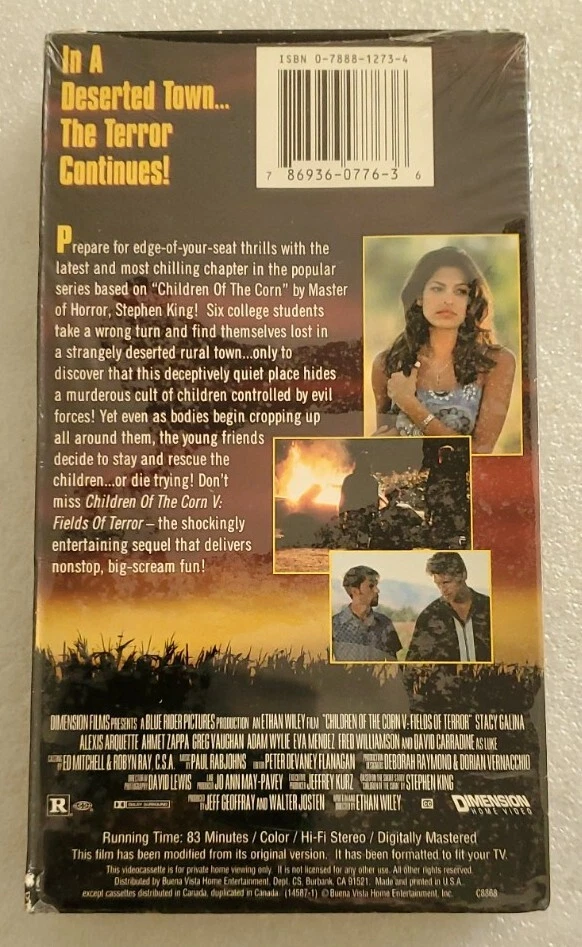 Children of the Corn V: Fields of Terror (VHS, 1998) - Image 3 of 4